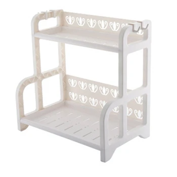 

Kitchen Spice Storage Bathroom Scrub Supplies Storage Floor Countertop Double Storage Storage Rack