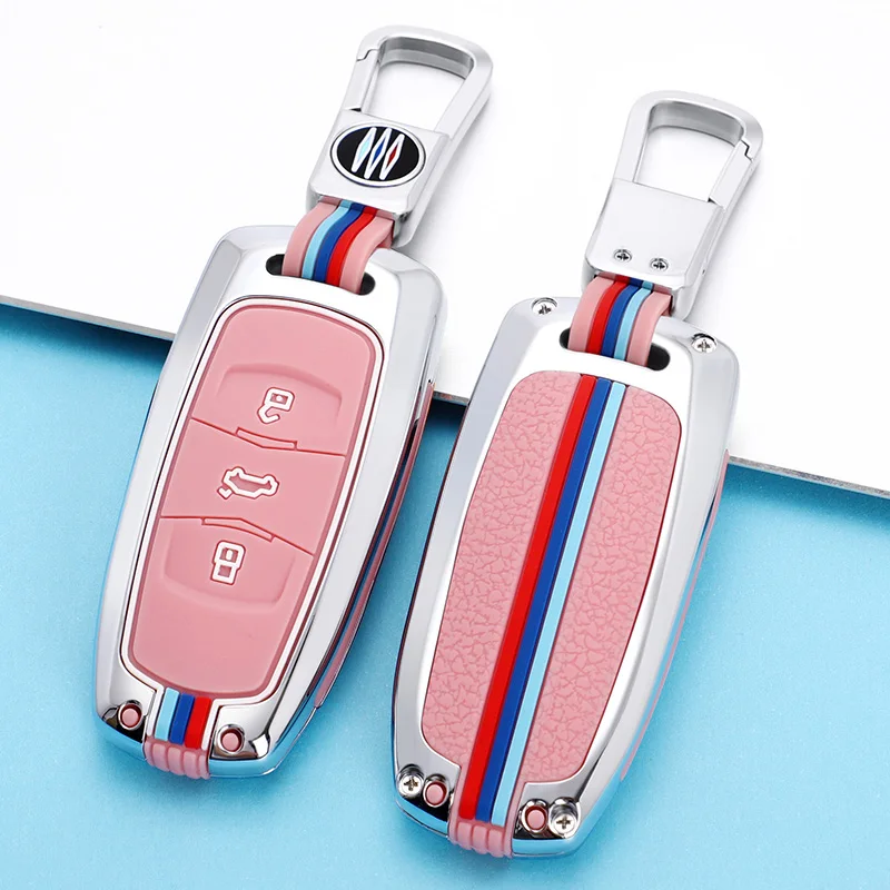 Copertura della cassa chiave a distanza dell'automobile per Geely Atlas Boyue NL3 EX7 Emgrand X7 SUV SUV GT GC9 accessori Shell Fob protetto - Hcee1be63e78446eca3f068175744931am