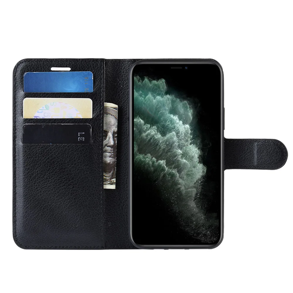 Чехол A505 для samsung Galaxy A50 A505F(6,4 дюйма), Чехол-Кошелек, Чехол-книжка с отделением для карт, кожаный чехол-книжка, черный цвет, 505A SM 50 A 505