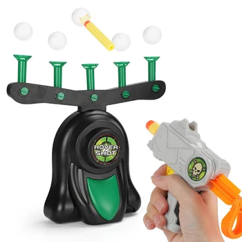 

Fun Puzzle Electric Suspension Table Tennis Target with Soft Bullet Gun Outdoor Parent-child Interactive Shooting Toy 3334