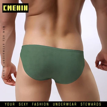 

Ins Style Low waist Sexy Mens Underwear Briefs Patchwork Men's Underwear Cotton Men's Briefs Bikini Gay Underwear Top AD314