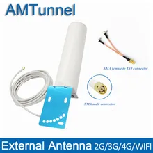 4G антенна 3g антенна wifi антенна SMA штекер с 5 м кабелем и SMA мама к TS9/CRC9/SMA разъем для 3g 4G маршрутизатор модем