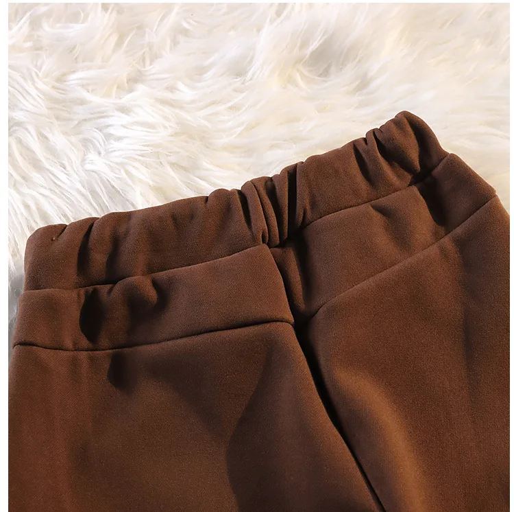 New Autumn Winter Warm Pants Women Fashion Thickening Casual Ladies' Pants Korean Harem High Waist Trousers Plus Size 5XL
