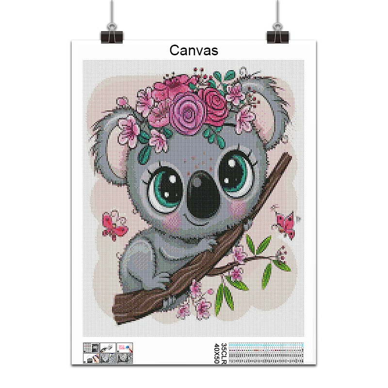5D DIY Diamond Painting flowers animals tiger fox unicorn Flamingo Full Square&Round mosaic embroidery Cross stitch home decor diamond painting