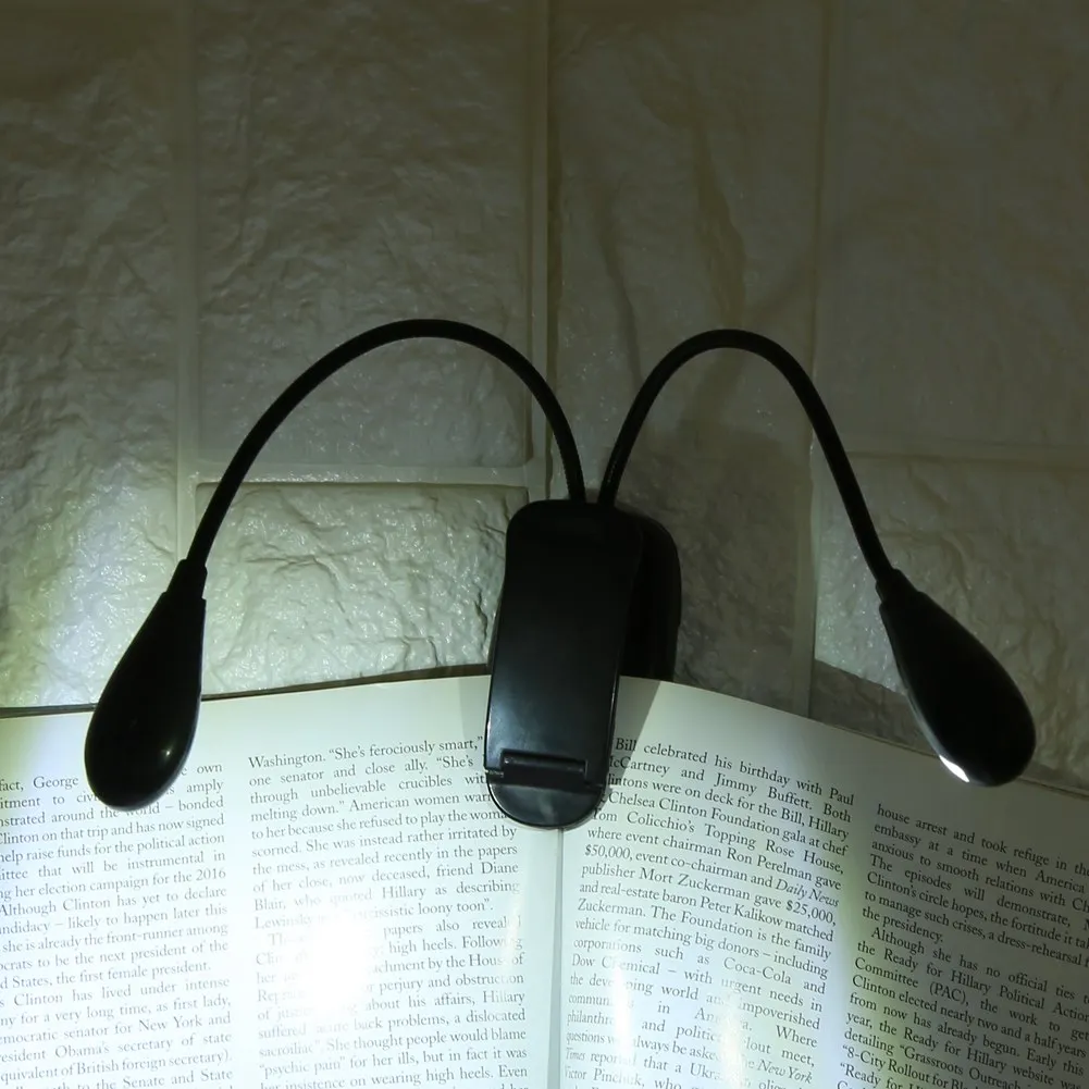 Portable Flexible Arm Bright Table Desk Lamp USB LED Clip Light Adjustable Clamp-On Book Bedroom Study Room Reading | Лампы и