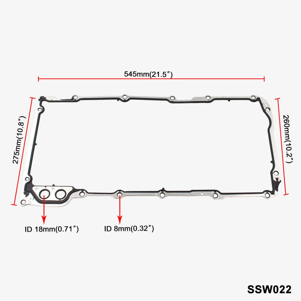 Oil Pan Gasket Replacement for CHEVROLET PONTIAC 5.3 5.7 6.0 LS1 LS2 LS3 LM7 LQ4 12612350 Car Accessories
