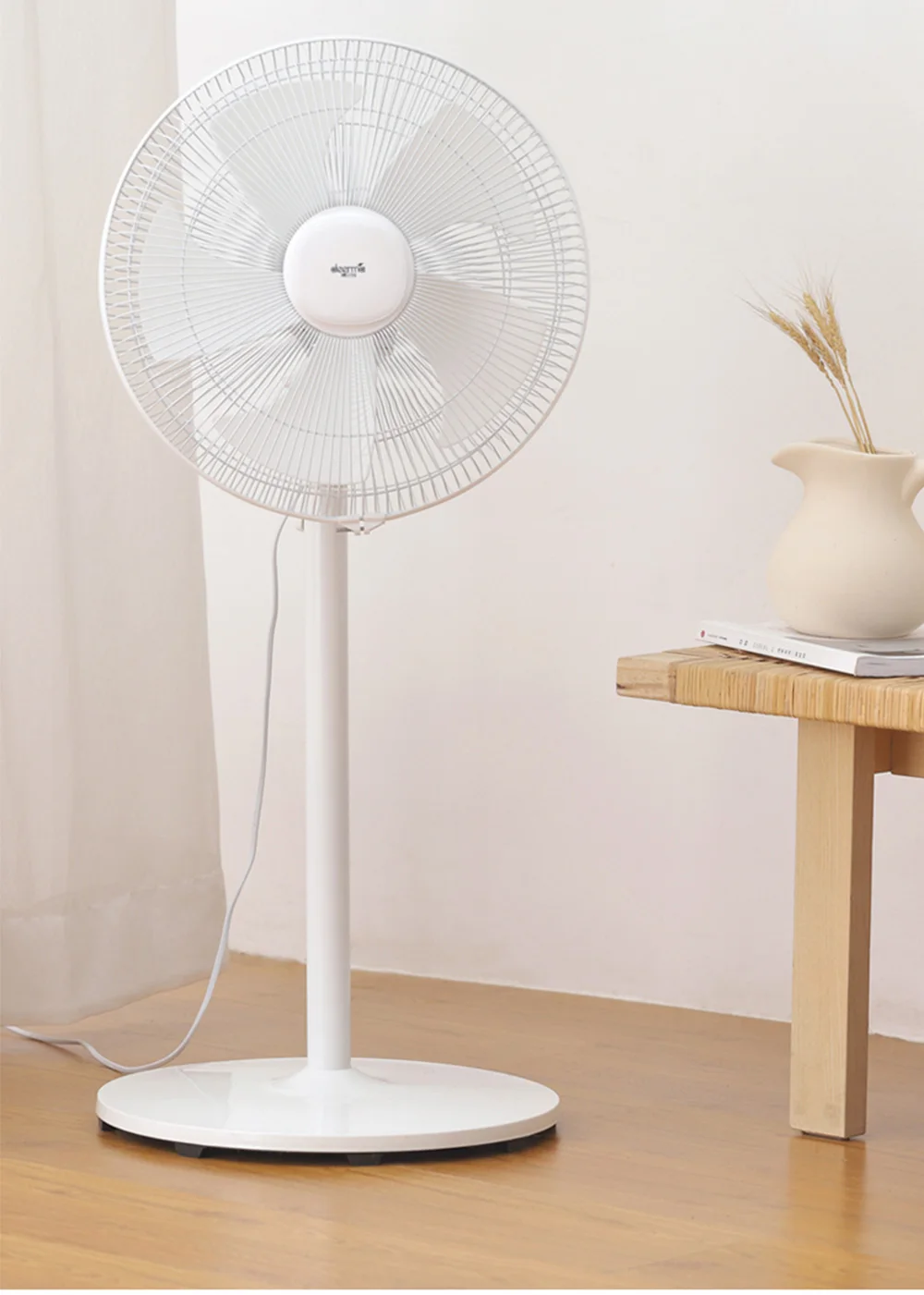 11 Deerma Natural Wind Pedestal Fan 50W 220V 3 Stepless Speed Electric Standing Floor Fan Air Conditioner For Home Office