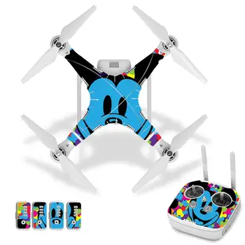 

PVC Skin Remote Control Body Arm Full Set stickers Waterproof Cool Skin Sticker Protective Decal for DJI Phantom 3 Drone Vinyl