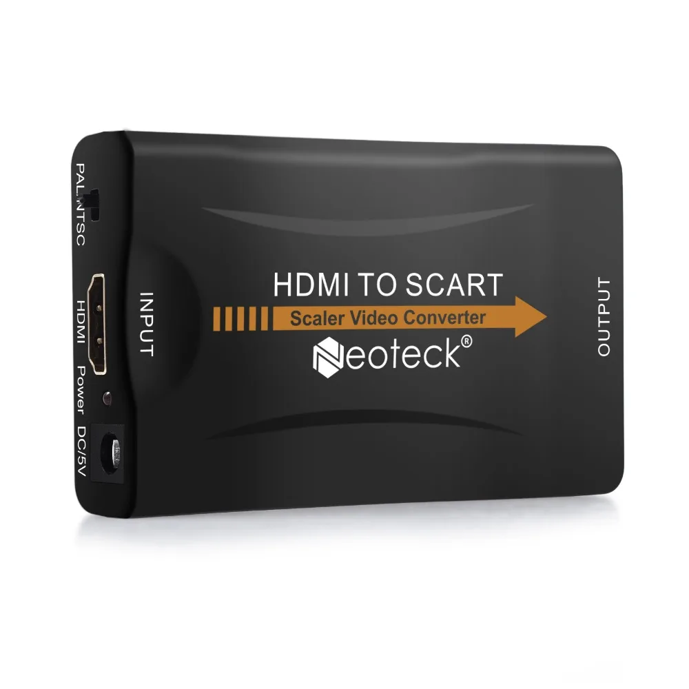 ESYNiC 1080p HDMI a Scart Audio Video Converter Adattatore Scart Per SKY HD Blu Ray DVD Supporto NT