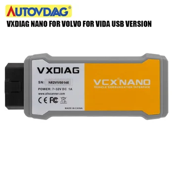 

VXDIAG VCX NANO For Volvo VIDA Dice 2014D OBD2 Car Diagnostic Tool Pro Code Scanner Automotivo vida dice 2014D J235