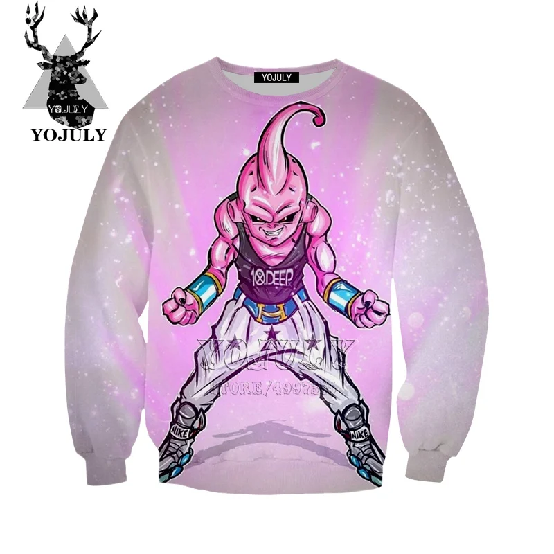 YOJULY Dragon Ball magicer/Детская толстовка в европейском стиле с 3D рисунком из аниме детская одежда для мальчиков и девочек-подростков Топы с длинными рукавами, SW102