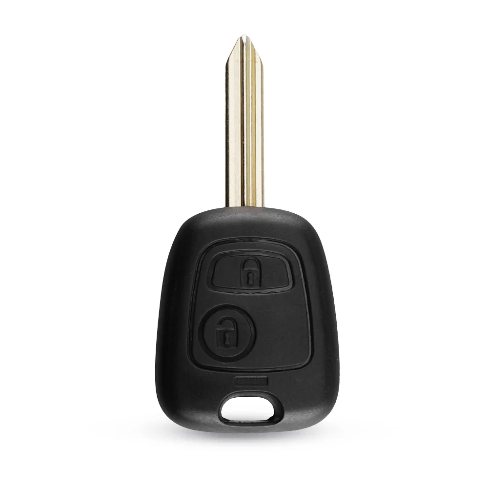 Чехол для автомобильного ключа KEYYOU для Citroen C1 C2 C3 Saxo Xsara Picasso Berlingo, 2 кнопки дистанционного управления, брелок