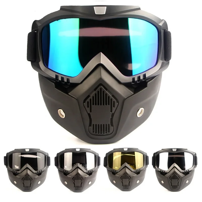 Black Wulfsnout Helmet Motocross MX Enduro Air Breathing Mask/Filter 