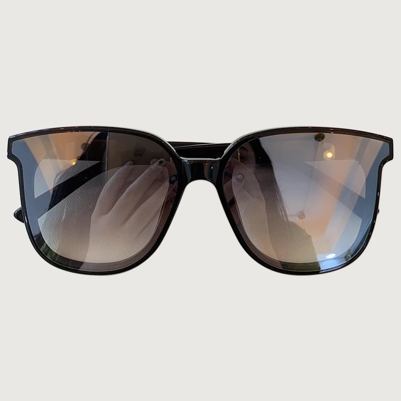 Luxury Fashion Sunglasses Women Vintage Big Frame Eyeglasses Mirror Classoc Oculos De Sol Feminino UV400 - Цвет линз: No 4
