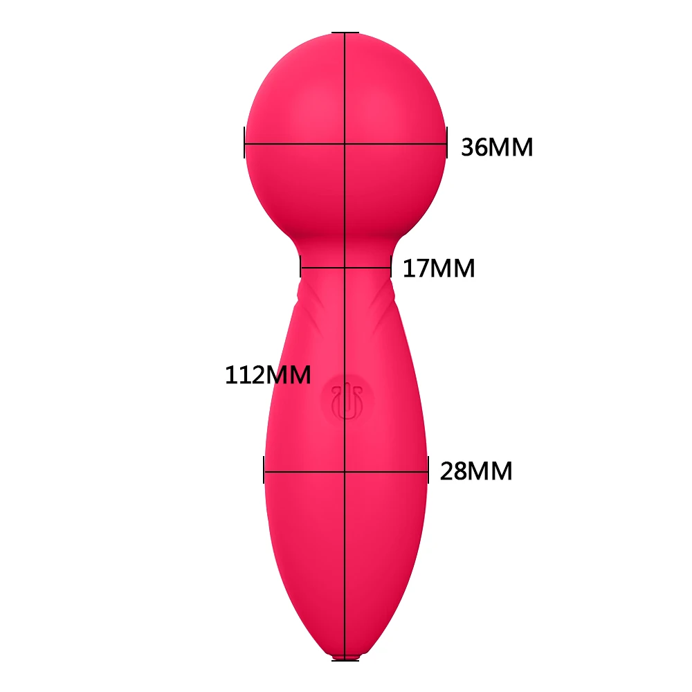 10 Speed Mini Powerful Dildo AV Vibrator for Women Clitoris Stimulator Magic Wand G-spot Massager S_voghion.com