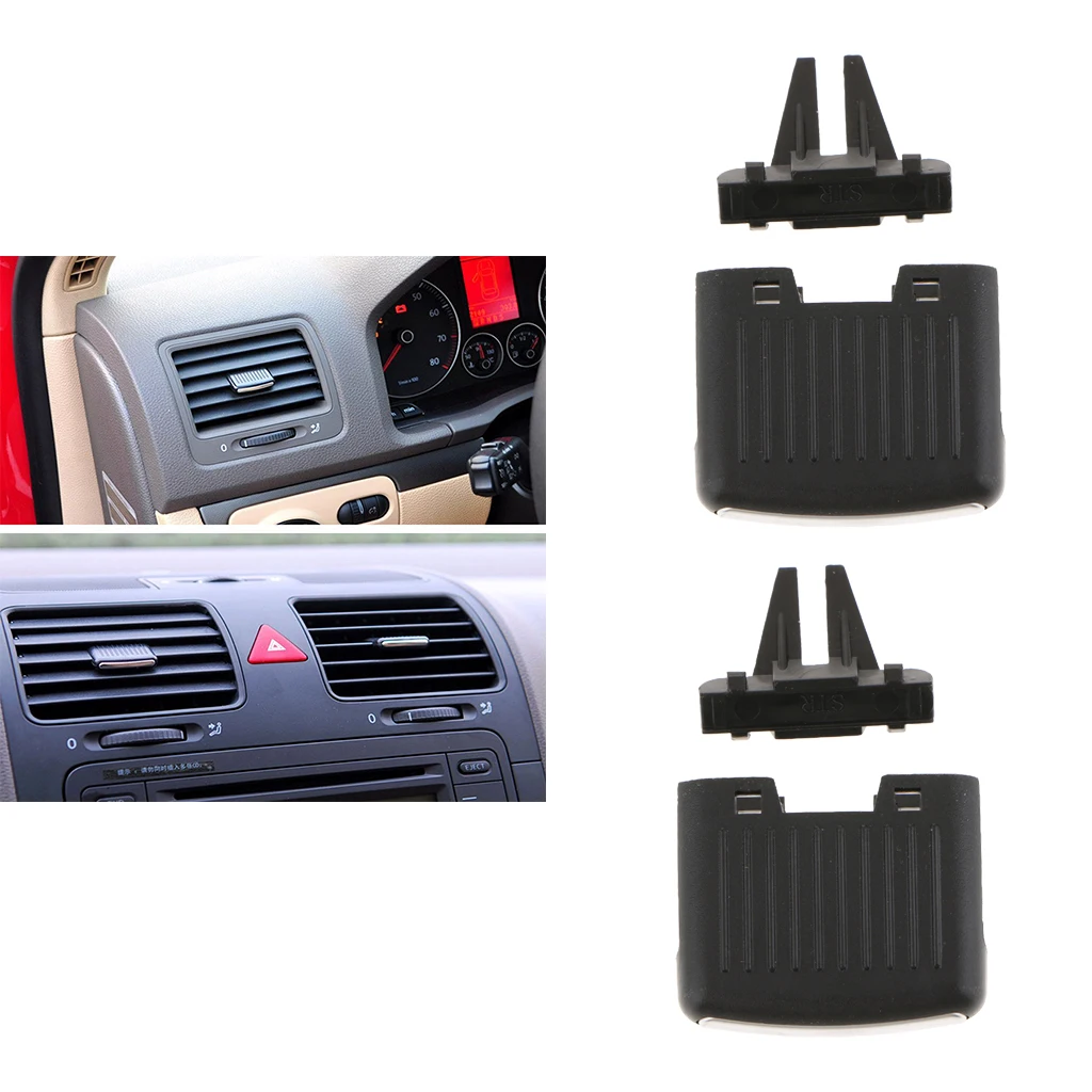 2x Auto Front A/C Air   Outlet Tab Clip Repair Kit for VW Sagitar, Easy Installation