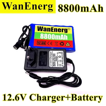 

2020Portable Super 12V 8800mah battery Rechargeable Lithium Ion battery pack capacity DC12.6v 8800mAh CCTV Cam Monitor + charger