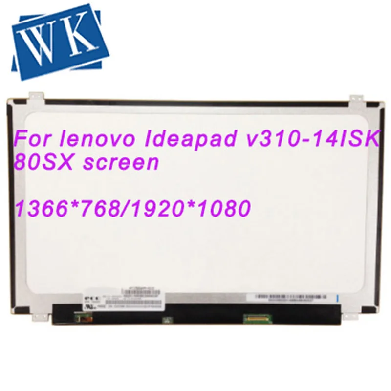 Для lenovo v310-14ISK экран матрица HD 1366X768 1920X1080 подсветка "FHD" панель Дисплей Матрица для ноутбука 14,0 дюймов Замена