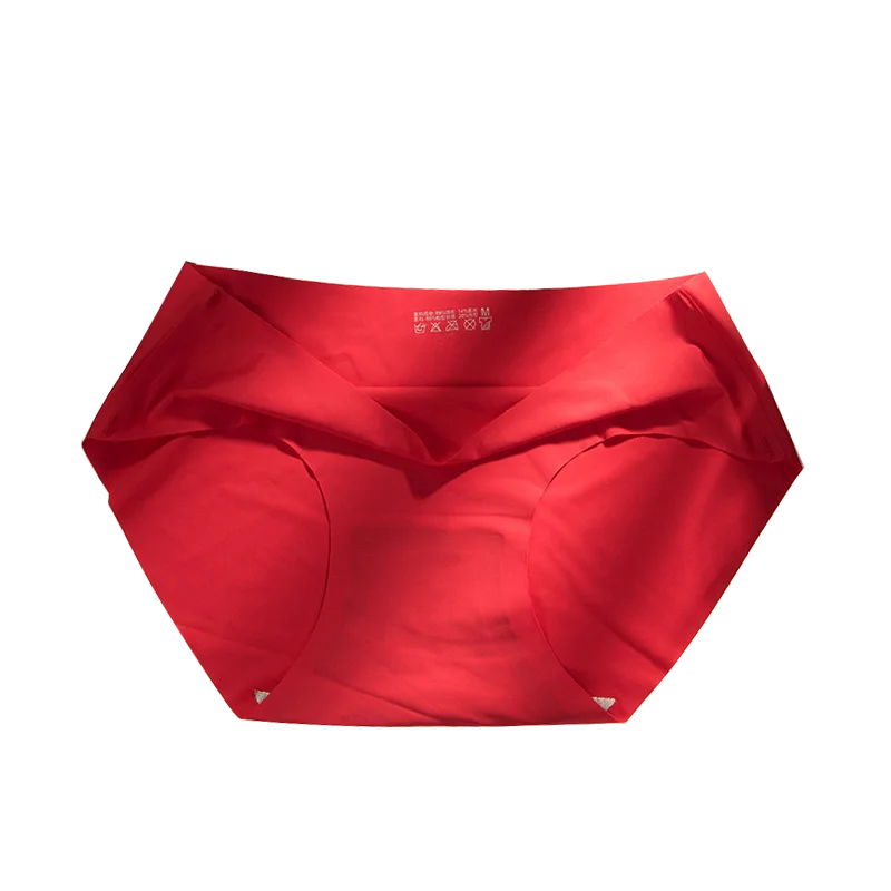 RED 1 Perfering бесшовные трусики, нижнее белье для женщин, комфортное нижнее белье, модные женские трусы с низкой посадкой, однотонное нижнее белье, Прямая поставка - Цвет: RED 1