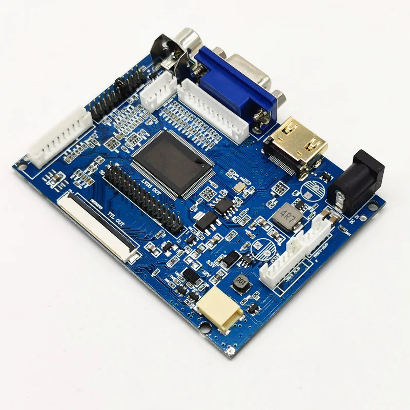 무료 쓰기 펌웨어 LCD 컨트롤러 보드 드라이버 모듈 DIY 키트 6.5 -15.6 TTL 50pin 1ch/6 비트 40Pin 1280X800 1366X768 패널