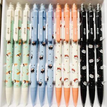 

2X Cute Sushi Series Press Automatic Mechanical Pencil Writing Drawing Tool School Office Supply Student Stationery 0.5mm
