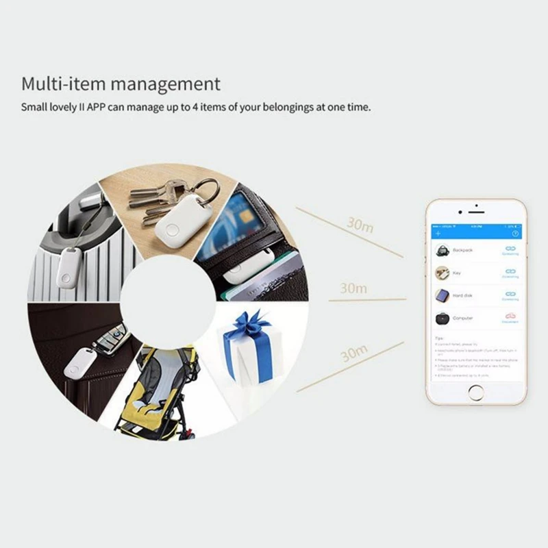 Mini GPS Tracker Anti-Verloren Gerät Alarm Bluetooth Tracker GPS Tracker Kinder Pet Brieftasche Sch