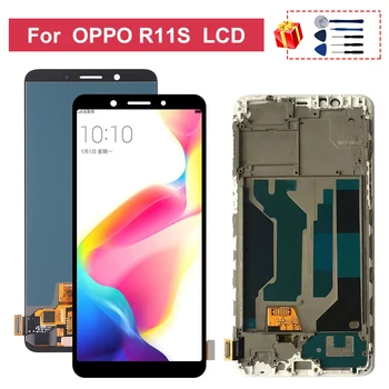 

6.01" Display For OPPO R11 R11S LCD Display Touch Screen Digitizer Replacement Assembly Parts With Frame For OPPO R11S Screen