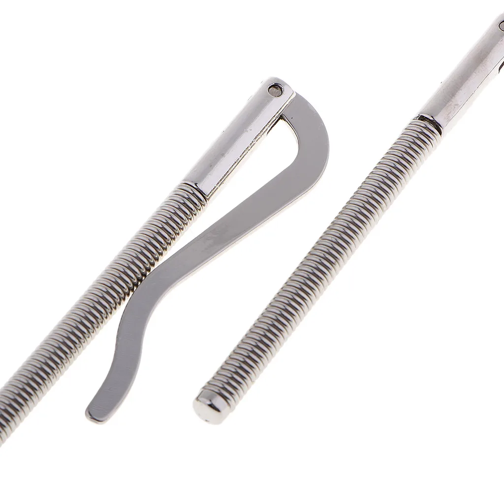 5Pcs Silver Metal Money Clip Holder Bar Wallet Replacement Spring Clamp Leathercraft Accessories DIY Leather Craft Tool 