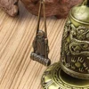 2021 New Metal Bell Carved Dragon Buddhist Clock Good Luck Feng Shui Ornament Home Decoration Figurines China Bell Decor 6