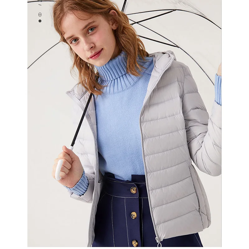 SEMIR 2020 новый зимний пуховик женский плюс бархатный с капюшоном зимняя куртка