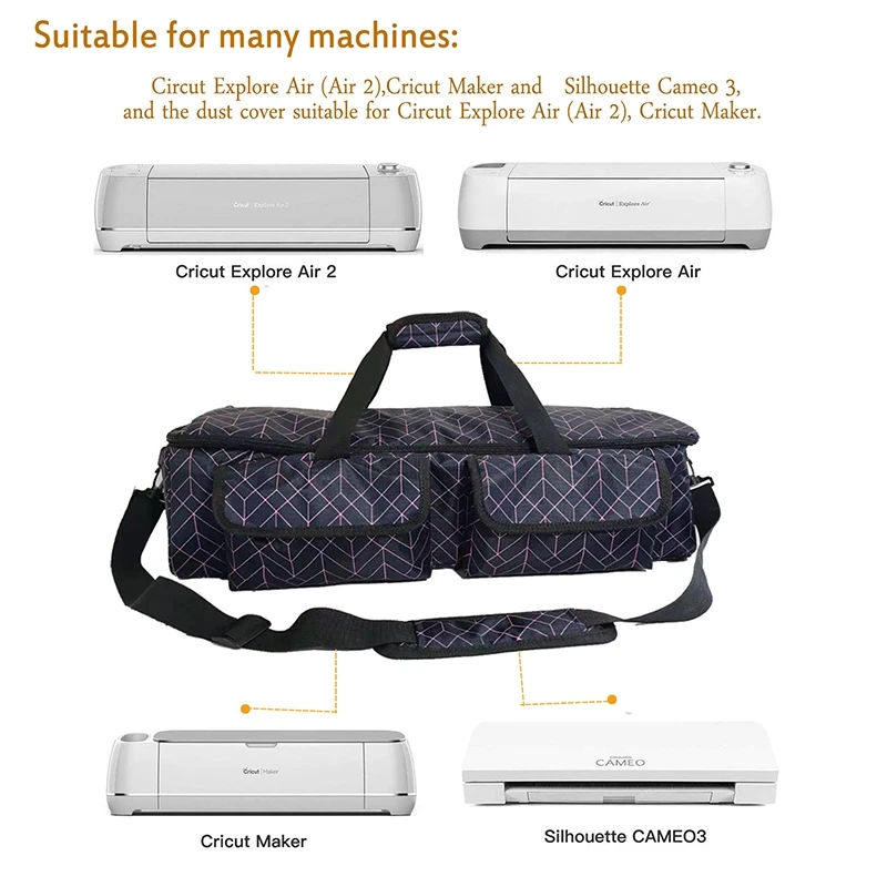 Сумка для переноски совместима с Cricut Explore ore Air and Maker, сумка-тоут совместима с Cricut Explore ore Air и поставками
