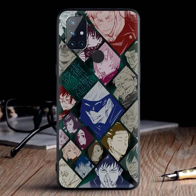 For OnePlus 8 Nord 7Pro Case For One Plus Z N10 5G 8T 7 Pro n100 7T 6T Full Protection Soft Phone Cover Jujutsu Kaisen Anime Sac B07
