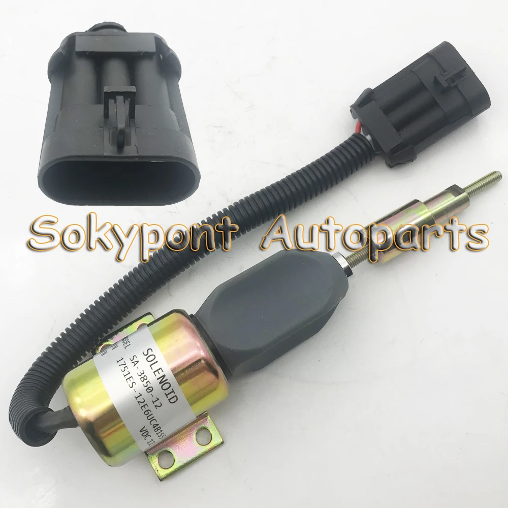 12V Электромагнит отключения подачи топлива 1751ES-12E6UC4B1S5 SA-3850-12 для 7.8L грузовик 1 шт