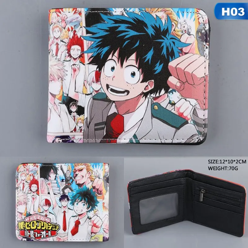 Boku No Hero academic Аниме Бумажник My Hero Academy Кошельки для монет мой герой колледж короткий кошелек держатель для карт