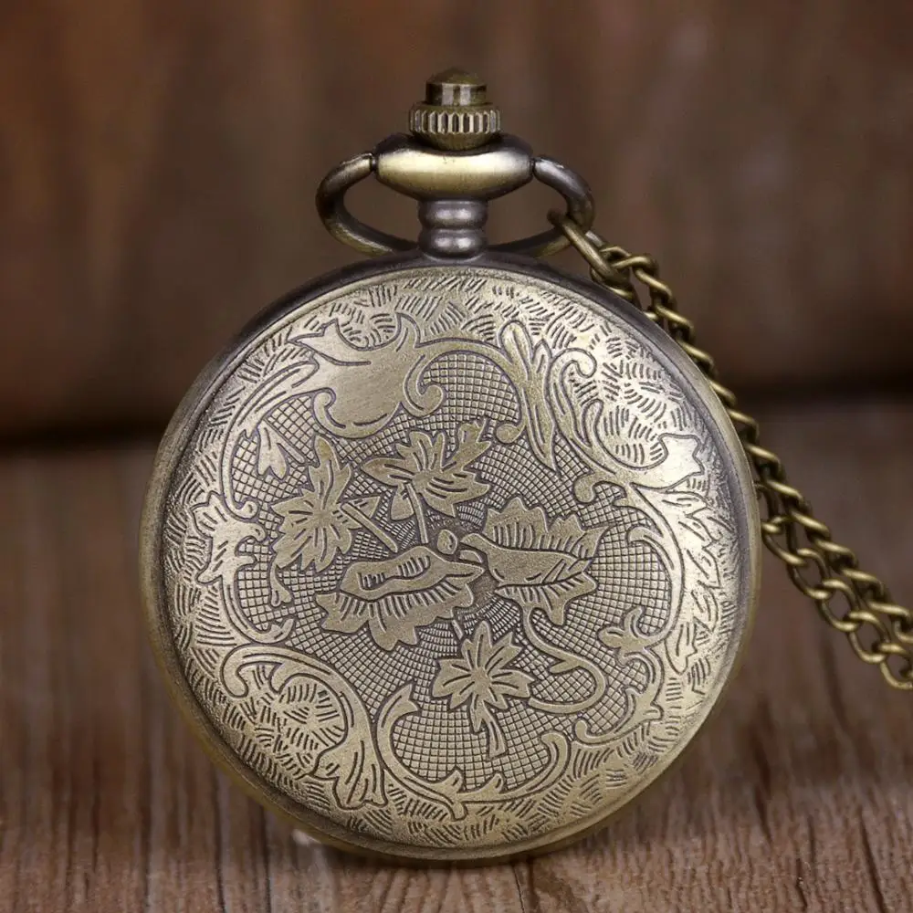 Antique-Bronze-Dragon-Pattern-Quartz-Pocket-Watch-Vintage-Pendant-Necklace-Men-Women-Clock-Gifts-Fob-Watch