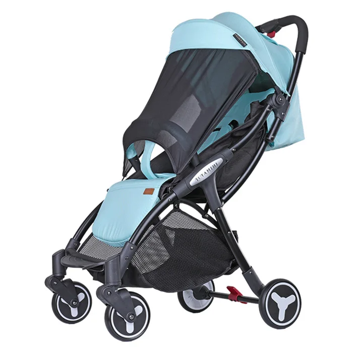 

Foldable YOYAplus yoyamini Infant Baby Strollers Four-wheel Shock Absorption Stroller Filtered UV Mesh Perspective Wind Stroller