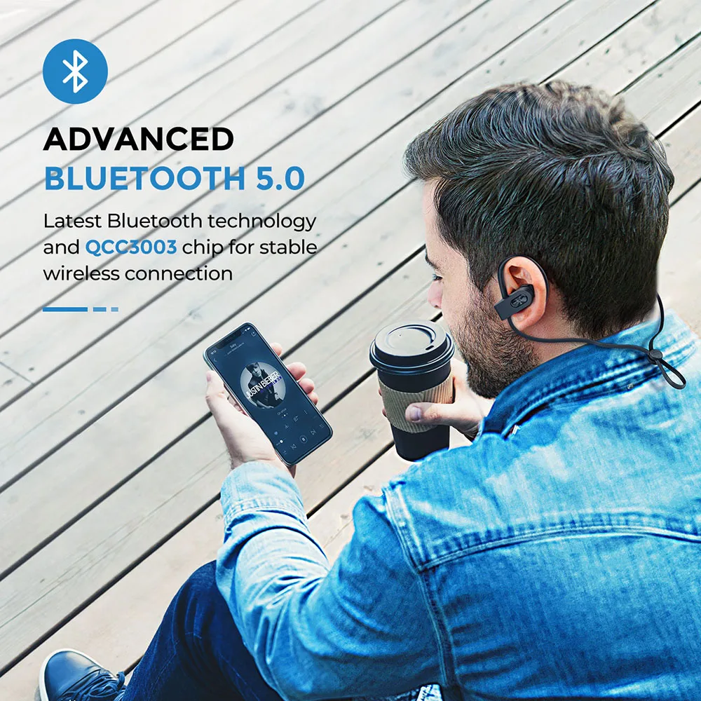Mpow Flame 2 Bluetooth 5 0 Earphone Wireless Headphones With Microphone IPX7 Waterproof 13H Playtime For iPhone X 7 Xiaomi Phone