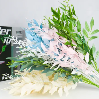 

5 Fork Bundle of Willow Northern European-Style High-End Wedding Home Engineering Hotel Road Lead Decorative Artificial Plants