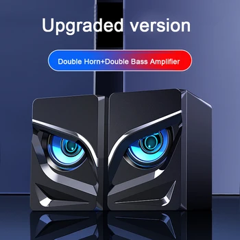 

SADA V-128 Upgrade Computer Speaker USB Desktop Subwoofer 2.1 Stereo Sound Phone Notebook Mini Speakers
