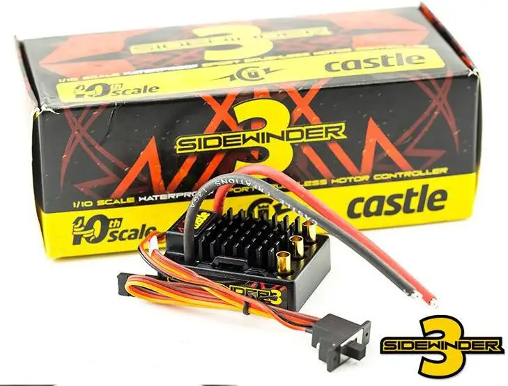 Замок V3 почищенный ESC for1/10 RC Рок Гусеничный осевой scx10 Рейфов Краткий курс