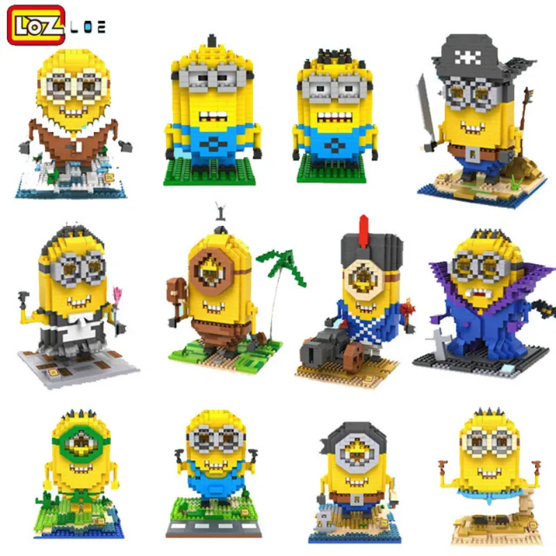 Миниатюрные фигурки LOZ Hero из серии сделай сам конструктор стразов экшн модель