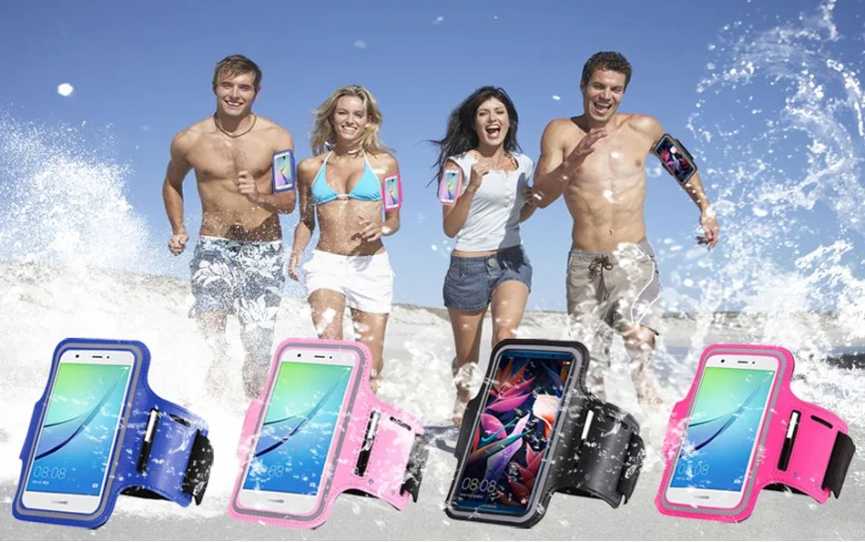 Браслет для бега спортивный чехол для телефона для iPhone 11 Pro xs max x 7 8 6 plus чехол для упражнений Brassard телефон запястье ремень сумка