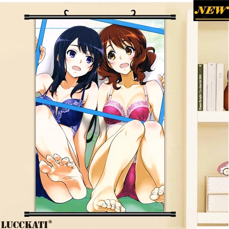 40X60 см Hibike! Баритоны звук! Униформа ноги сексуальный лоли попка бюстгальтер pantsu