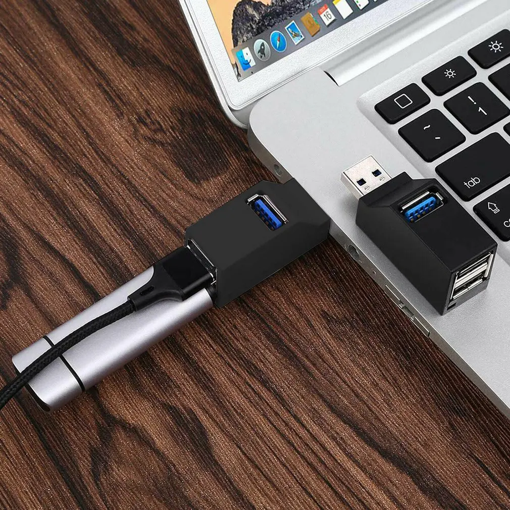 2x3 порта мини USB 3,0 концентратор Высокоскоростной концентратор разветвитель коробка для ПК ноутбук