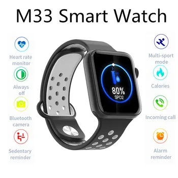 

Smart Band M33 Smartwatch Dail Call ip67 Color Screen Women Watches Health Band Passometer Heart Rate Blood Pressure Monitoring