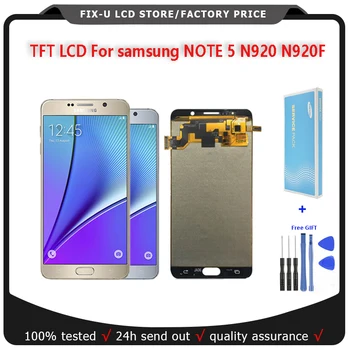 

Note 5 LCD For Samsung Galaxy NOTE 5 N920 N920F LCD Display Touch Screen Digitizer Assembly TFT Version Handwriting Flex Cable