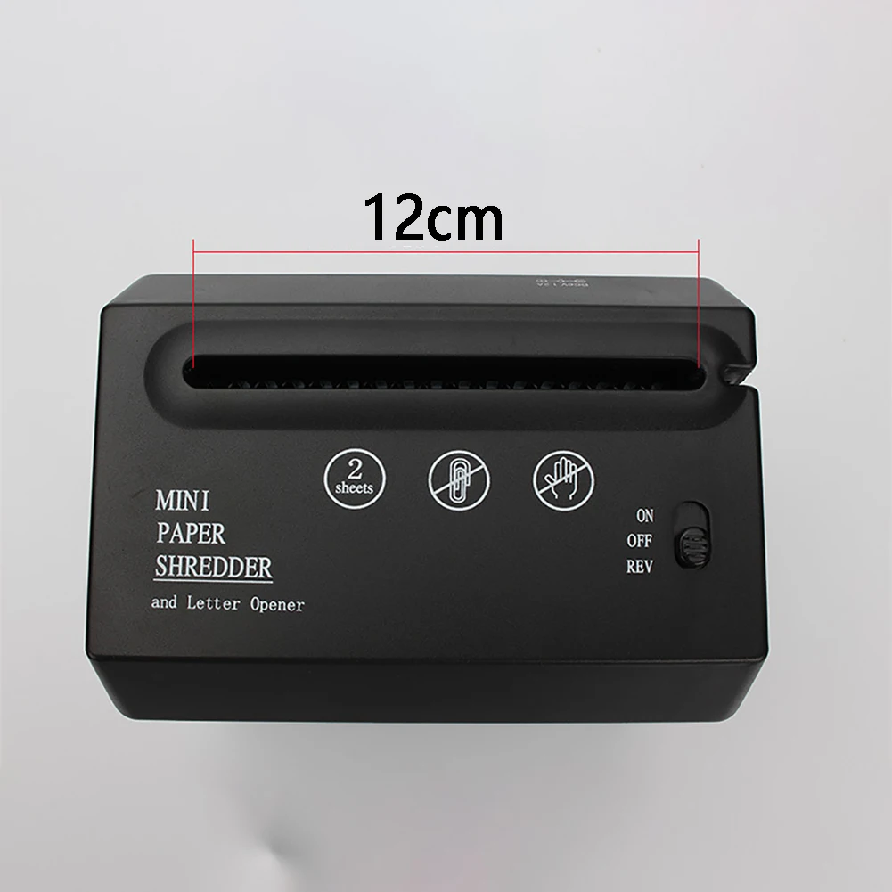 Школьный USB Шредер А6 сложенный А4 автоматический домашний офис двухцелевой автомат для резки с открывалкой для писем мусорная корзина мини портативный