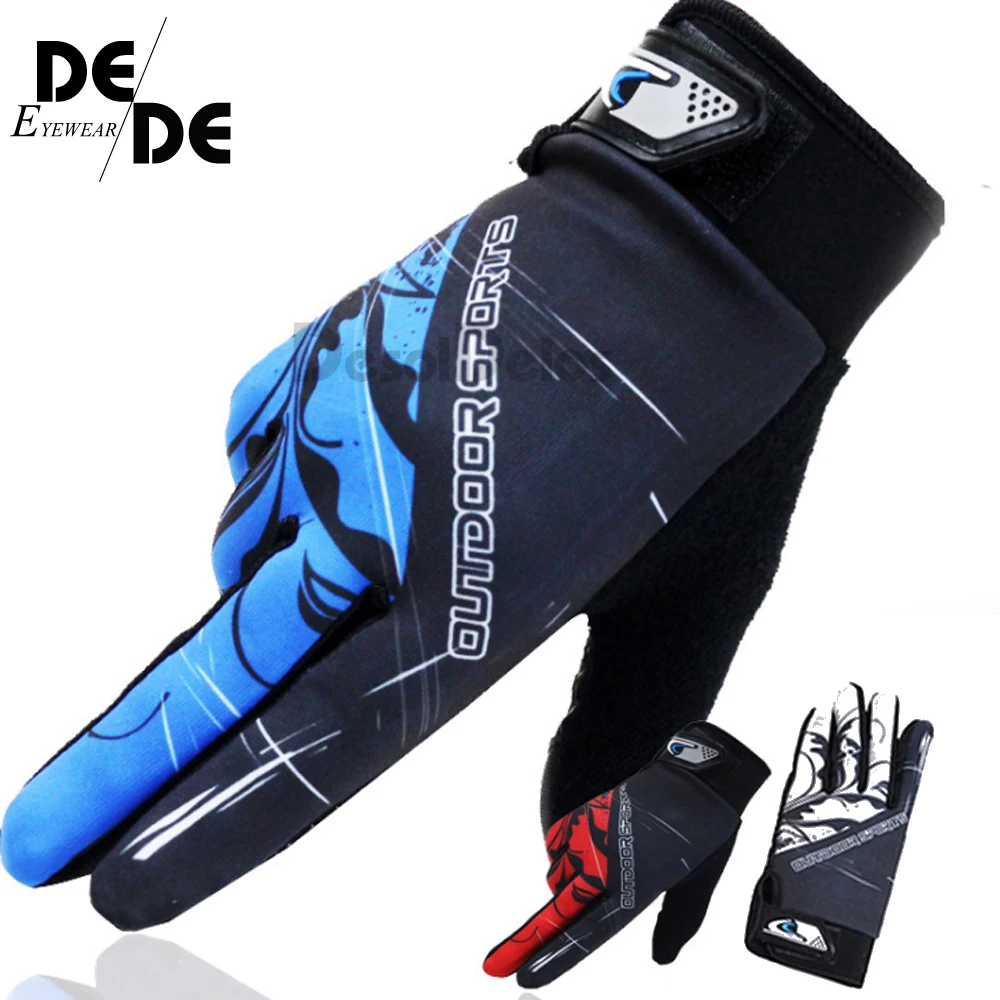 

Touch Screen Gloves Men Full Finger Anti-Slip Guante Women Sports Fitness Print Letter Driving Mitten Guante Luvas