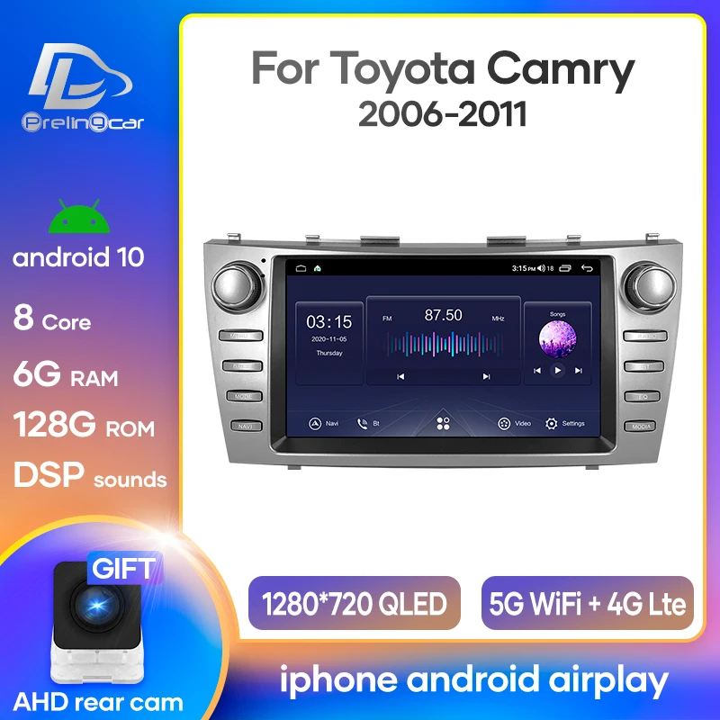 Система Android 10 0 Автомобильный сенсорный экран IPS стерео для Toyota Старый camry плеер |
