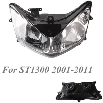 

12V Motorcycle Front LED Headlight Head Lamp Assembly For Honda ST1300 2001-2011 2002 2003 2004 2005 Motor Accessories Clear